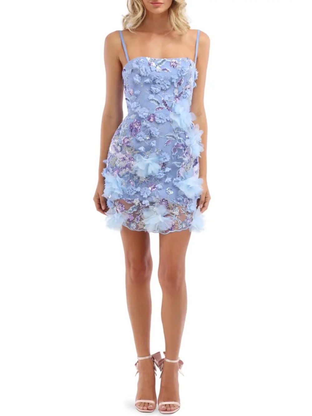 Helsi Hilma 3D Floral Embellished Cocktail Mini Dress Sz. S NWT